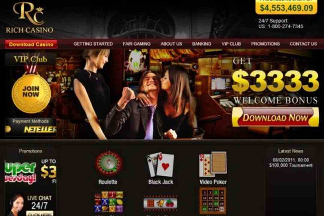 Rich Casino hoạt động với phương châm chất lượng tạo thương hiệu