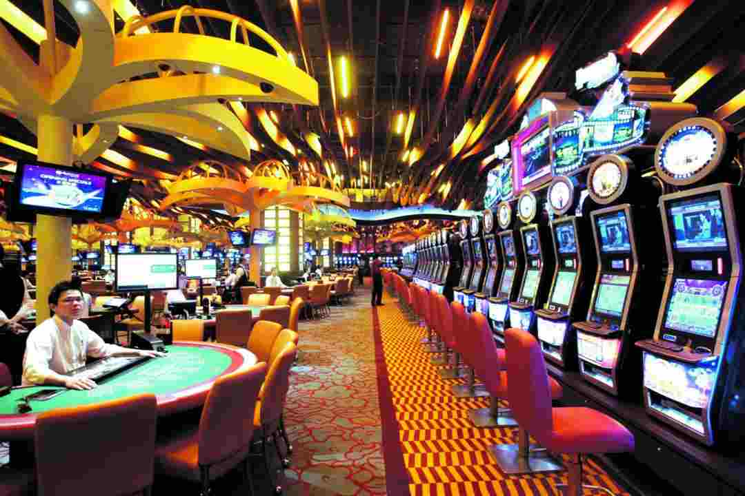 Shanghai Resort Casino rất nhiều máy game hiện đại 